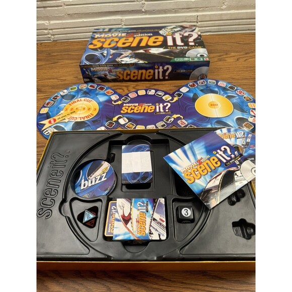 SCENE IT?‎ Board Game Movie 2nd Edition by Mattel, player pieces missing - Picture 5 of 9